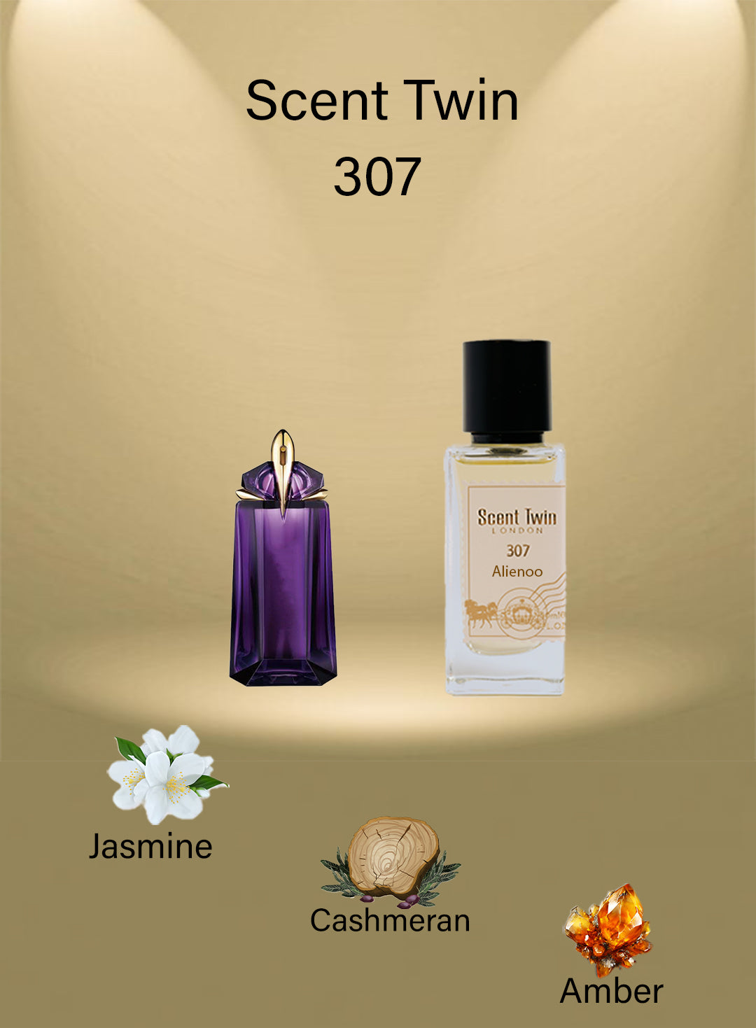 Scent Twin 307 - Alienoo - Inspired by Alien, Thierry Muegler