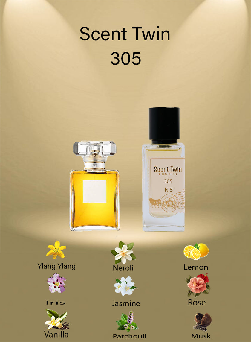 Scent Twin N’5 - 305 -  Inspired by Chanel 5
