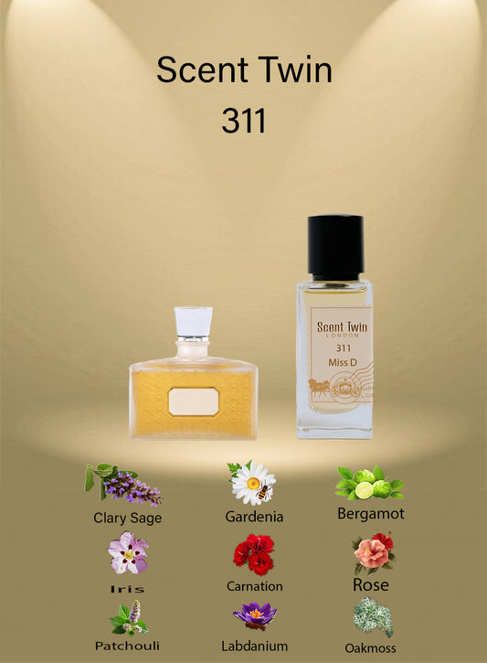 Scent Twin 311 -Miss D - Inspired by Miss Dior 1947