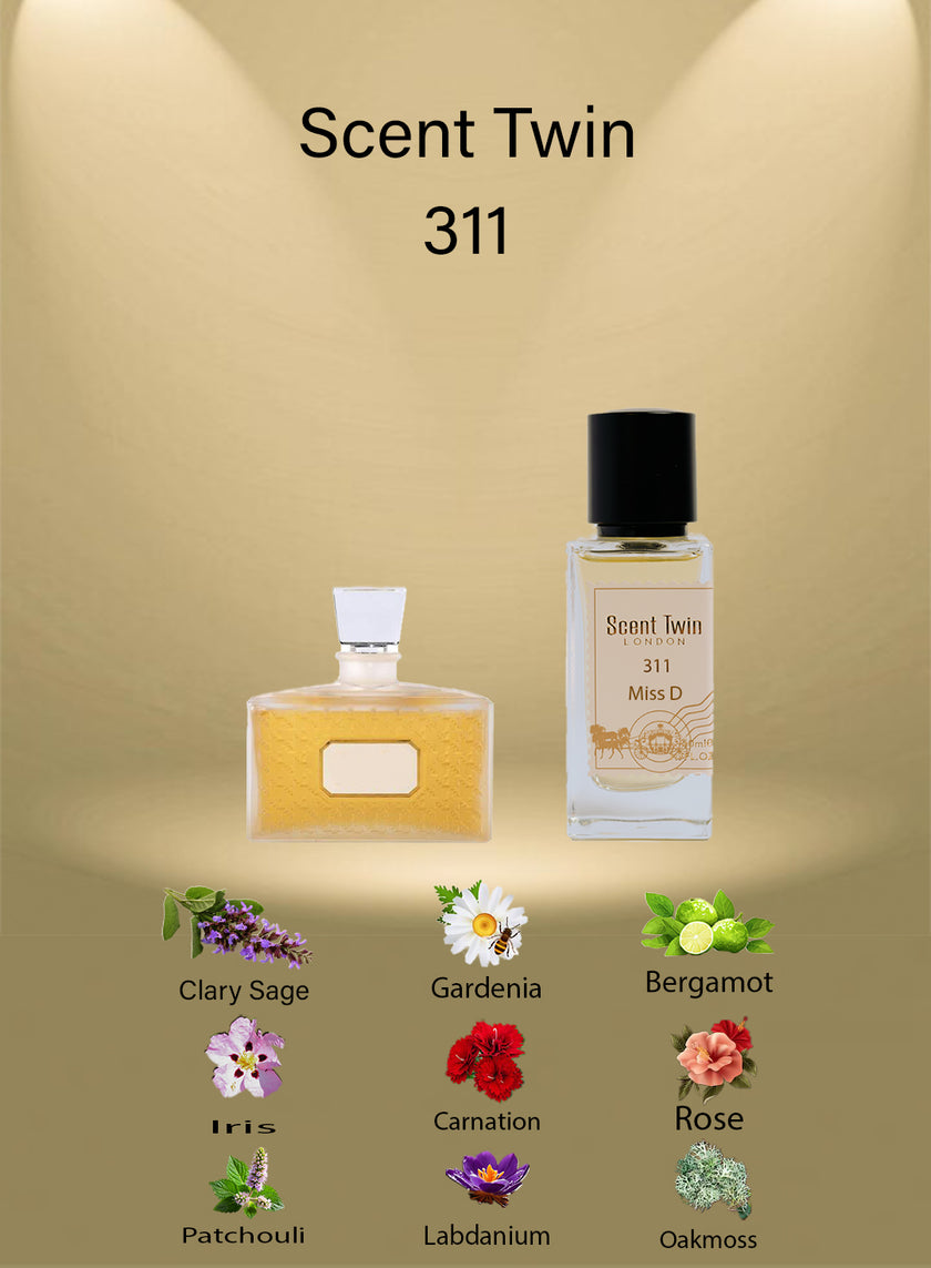 Scent Twin Miss D - 311 - Inspired by Miss Dior 1947