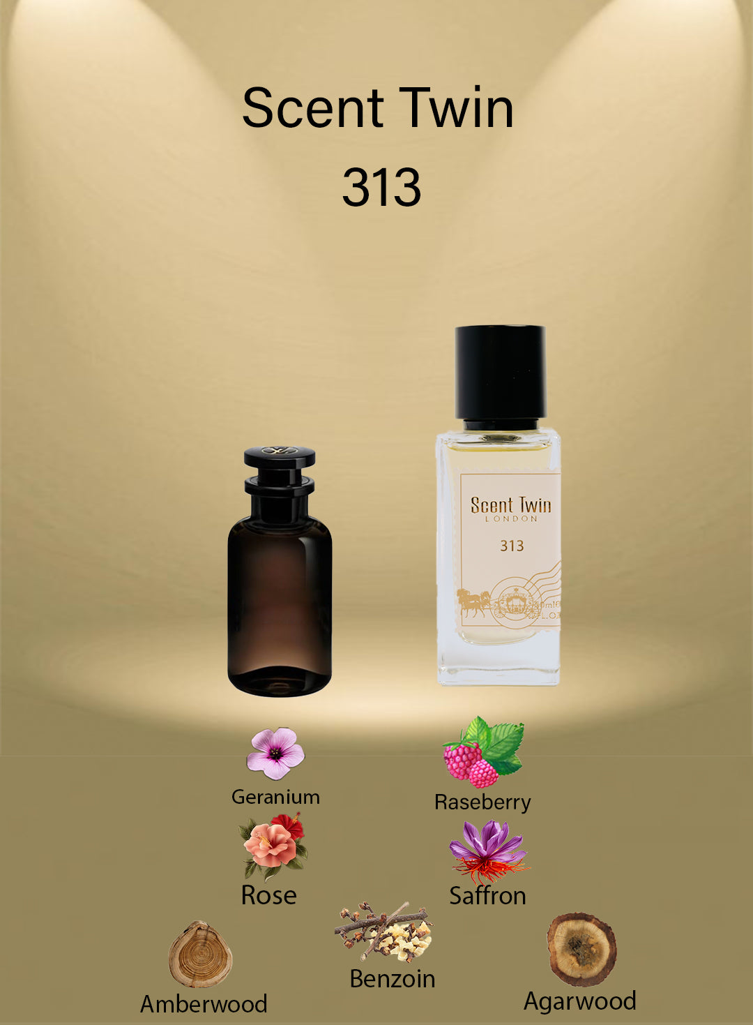 Scent Twin 313 - Inspired by Ombre Nomad, Louis Vuitton 2018