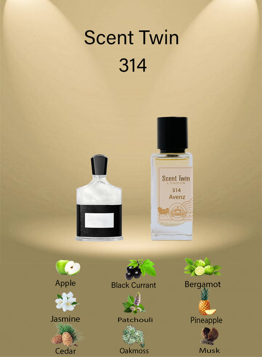 Scent Twin 314 - Avenz - Inspired by Aventus, Creed 2010