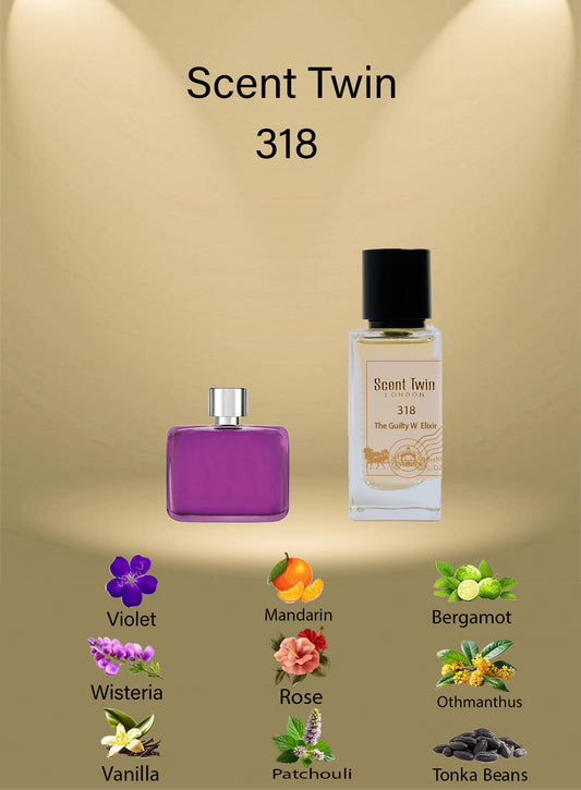Scent Twin 318 - The Guilty W Elixir -Inspired by Gucci Guilty Elixir De Parfum Pour Femme 2023