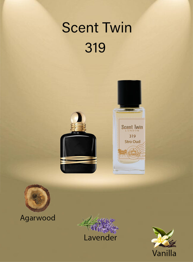 Scent Twin Stro Oud - 319 - Inspired by Stronger With You Oud, Armani