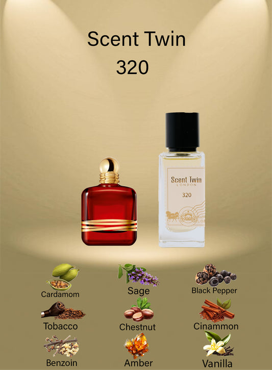 Scent Twin 320 - Inspired by Stronger With You Tobacco, Armani 2024