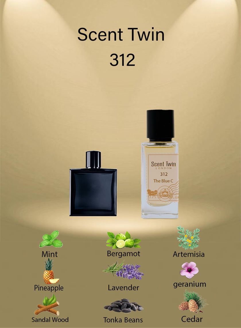 Scent Twin The Blue C - 312 - Inspired by Bleu Chanel 2010