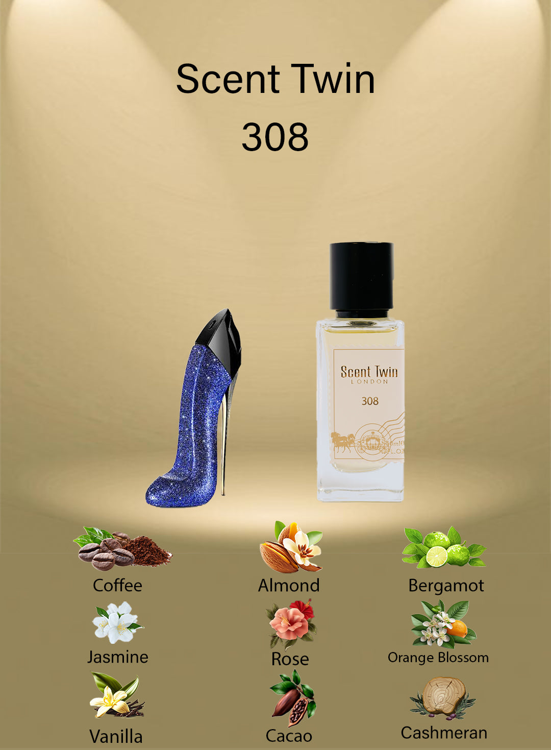 Scent Twin 308 - Inspired by Good Girl, Carolina Herrera 2016