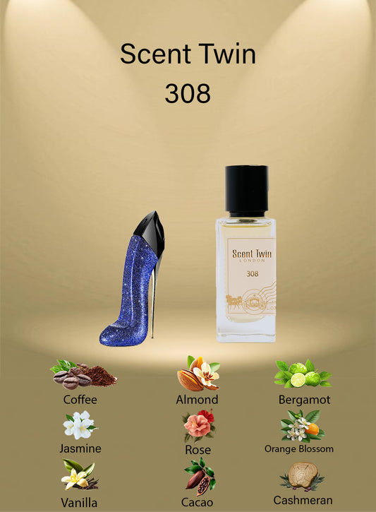 Scent Twin 308 - Inspired by Good Girl, Carolina Herrera 2016