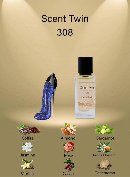 Scent Twin 308 - Good Twin - Inspired by Good Girl, Carolina Herrera 2016