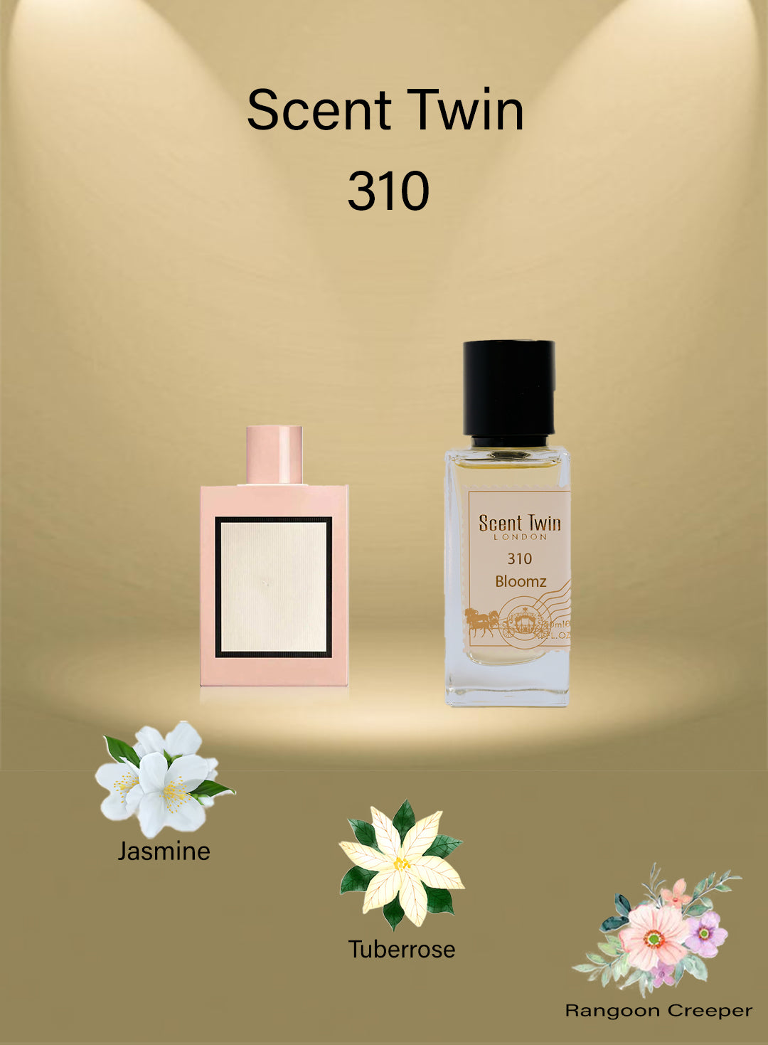 Scent Twin 310 - Bloomz -  Inspired by Gucci Bloom 2017