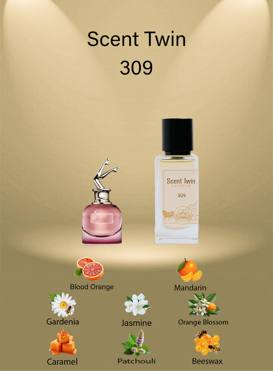 Scent Twin 309 - Inspired by Scandal, Jean Paul Gautier 2017