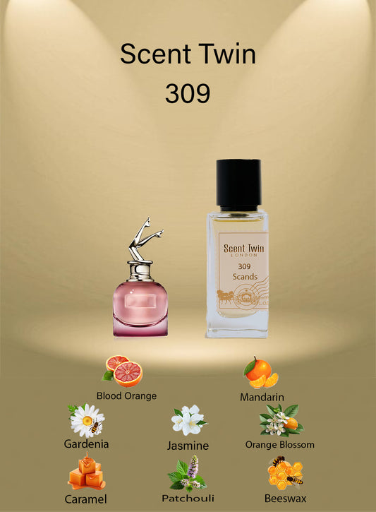 Scent Twin 309 - Scands - Inspired by Scandal, Jean Paul Gautier 2017