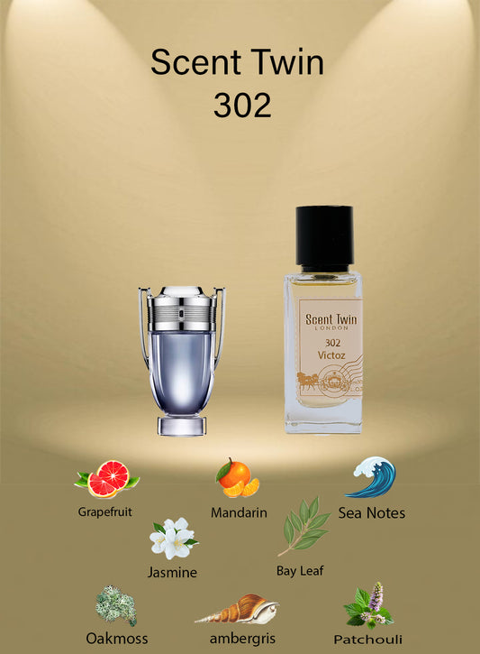 Scent Twin 302 - Victoz -  Inspired by Invictus Paco Rabanne